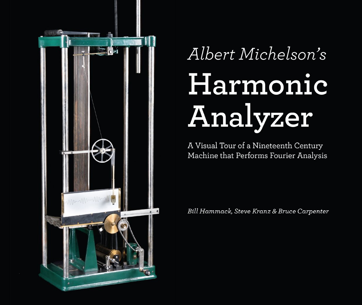 Cover: Albert Michelson's Harmonic Analyzer, the machine photographed against black